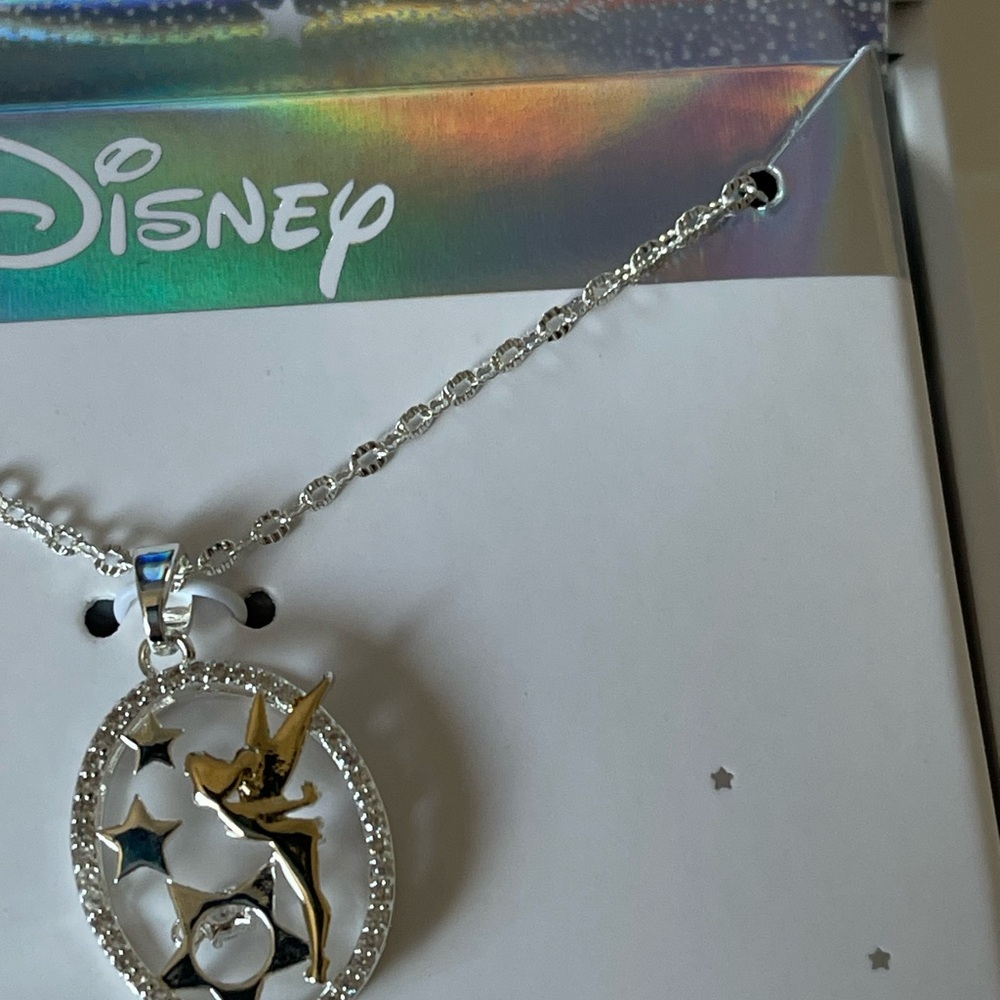 Disney Classics Jewelry | Tinker Bell and Stars | Pendant Necklace - Picture 6 of 11